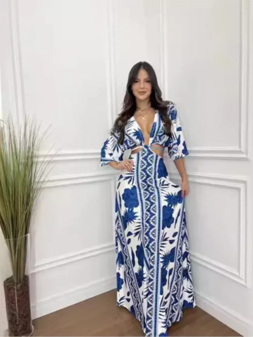 Robe longue imprimé – Image 5