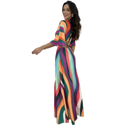 Robe longue imprimé – Image 2