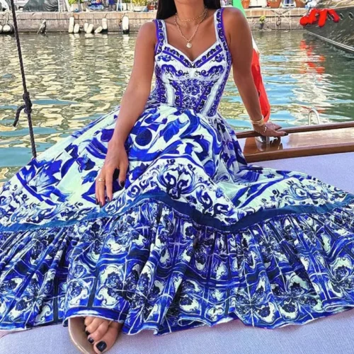 Robe avec motif imprimé – Image 7