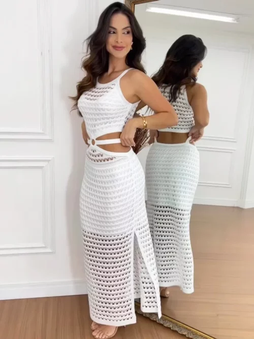 Robe en maille transparente – Image 6