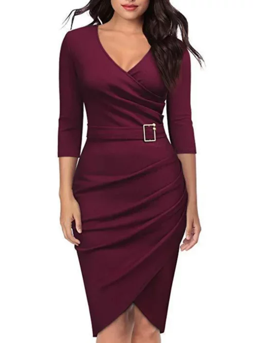 Robe courte avec manche longue – Image 4