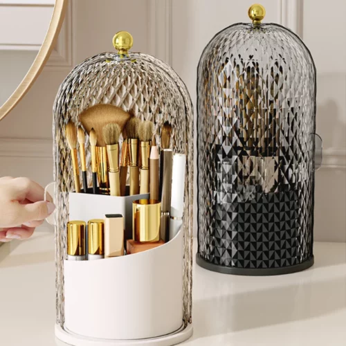 Boîte de rangement rotative pour rangement d'outils de maquillage