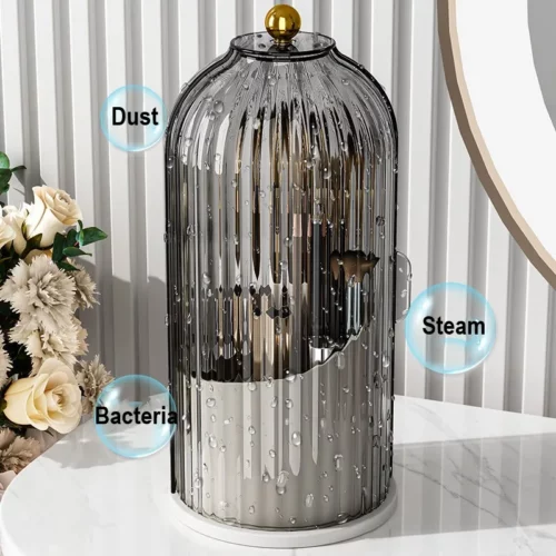 Boîte de rangement de salle de bain rotative à 360 ° – Image 3