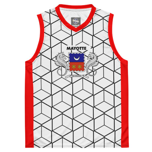 Maillot de basket white spider